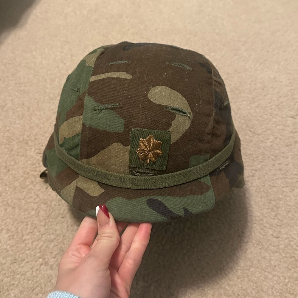 Authentic 1980s Kevlar helmet